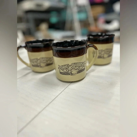 3 Vintage mmHardees Rise and Shine Coffee Mugs 1984‎ EUC - Picture 3 of 8